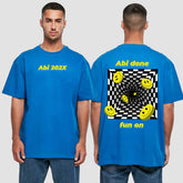 1054 "Abi done" Abi Oversize T-Shirt beidseitig bedruckt